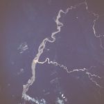 Imagen, Foto Satelite del Rio Grande, Bolivia