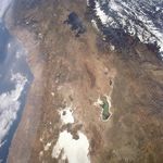 Imagen, Foto Satelite de la Cordillera de los Andes, Sudamérica