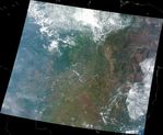 Imagen, Foto Satelite de los Paisajes Diversos de Brasil