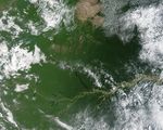 Imagen, Foto Satelite del Rio Amazonas, Brasil