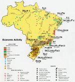 Mapa de Actividad Económica de Brasil