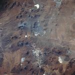 Imagen, Foto Satelite del Volcan Lascar, Chile