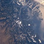 Imagen, Foto Satelite de Cordillera de los Andes, Archipiélago Chonos, Chile