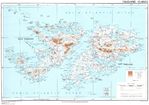 Mapa de las Islas Malvinas (Falkland Islands)