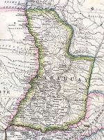 Mapa de Paraguay 1875