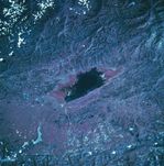 Imagen, Foto Satelite del Lago Junin, Cordillera de los Andes, Peru