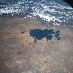 Imagen, Foto Satelite del Lago Titicaca, Peru y Bolivia