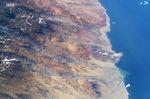 Imagen, Foto Satelite de La Laguna Parincocha y de Los Rios Acarí y Yauca, Peru