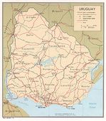Mapa Político de Uruguay