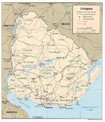 Mapa Topográfico de la Región Oeste Central de la República Democrática del Congo (Zaire) 1961