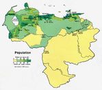 Mapa de Población Venezuela