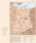 Mapa Politico de la Ex Alemania del Este