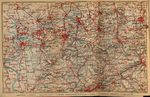 Mapa del Distrito Carbonero Renano-Westfálico, Alemania 1910