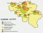 Mapa de la Actividad Económica de Bélgica