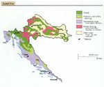 Mapa del Uso de la Tierra de Croacia
