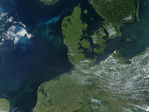 Mapa Satelital de Dinamarca