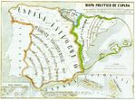 Mapa Político de España 1854