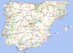 Mapa de Carreteras de España y Portugal
