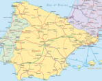 Mapa de carreteras de la Provincia de León