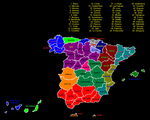 Comunidades Autónomas y Provincias de España