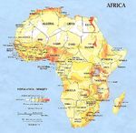 Densidad de Población de África 1979