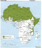 Mapa del Islam en África