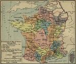 Mapa Eclesiástico de Francia, 1789 y 1802