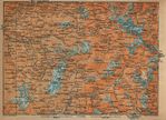 Mapa del Tarentaise y Maurienne, Francia 1914