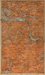 Mapa de Saboya, Francia 1914