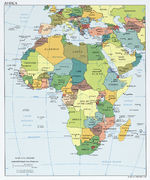 Mapa Politico de África 2008