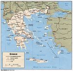 Mapa Politico de Grecia