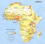 Densidad de Población en África 1979
