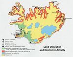 Mapa de la Actividad Económica y del Uso de la Tierra de Islandia