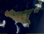 Sicilia, Italia de MODIS