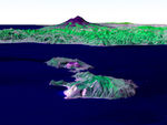 Penacho de erupción del volcán Shishaldin en la Isla Unimak