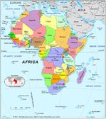 Mapa Politico de África 2001