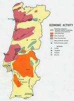 Mapa de Actividad Económica de Portugal
