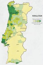 Población de Portugal 1972
