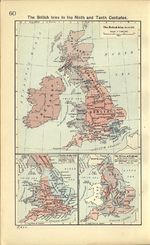 Mapa de las Comarcas de Inglaterra en el Siglo 10