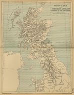 Mapa de las Campañas de los Pretendientes, Escocia y Inglaterra del Norte