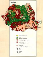 Mapa del Uso de la Tierra de Rumania