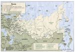 Mapa de las Divisiones Administrativas de Rusia