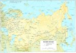 Mapa Físico de la ex Unión Soviética