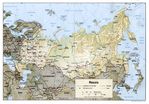 Mapa Físico de Rusia