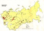 Mapa de la Metalurgia en la ex Unión Soviética
