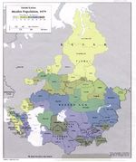 Mapa de Población Musulmán de la ex Unión Soviética