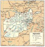Mapa Politico de Afganistán