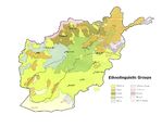 Mapa de los Grupos EtnolingÃ¼Ã­sticos AfganistÃ¡n