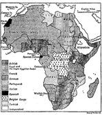 Mapa de África 1911