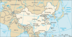 Mapa Politico Pequeña Escala de China